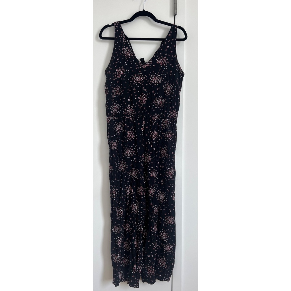 Flower Print Jumpsuit